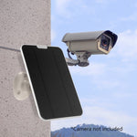4W USB Solar Panel for Security Camera, Waterproof Solar Charger for Camera with 360-Degree Adjustable Mounting