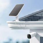 4W USB Solar Panel for Security Camera, Waterproof Solar Charger for Camera with 360-Degree Adjustable Mounting