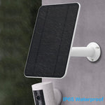 4W USB Solar Panel for Security Camera, Waterproof Solar Charger for Camera with 360-Degree Adjustable Mounting