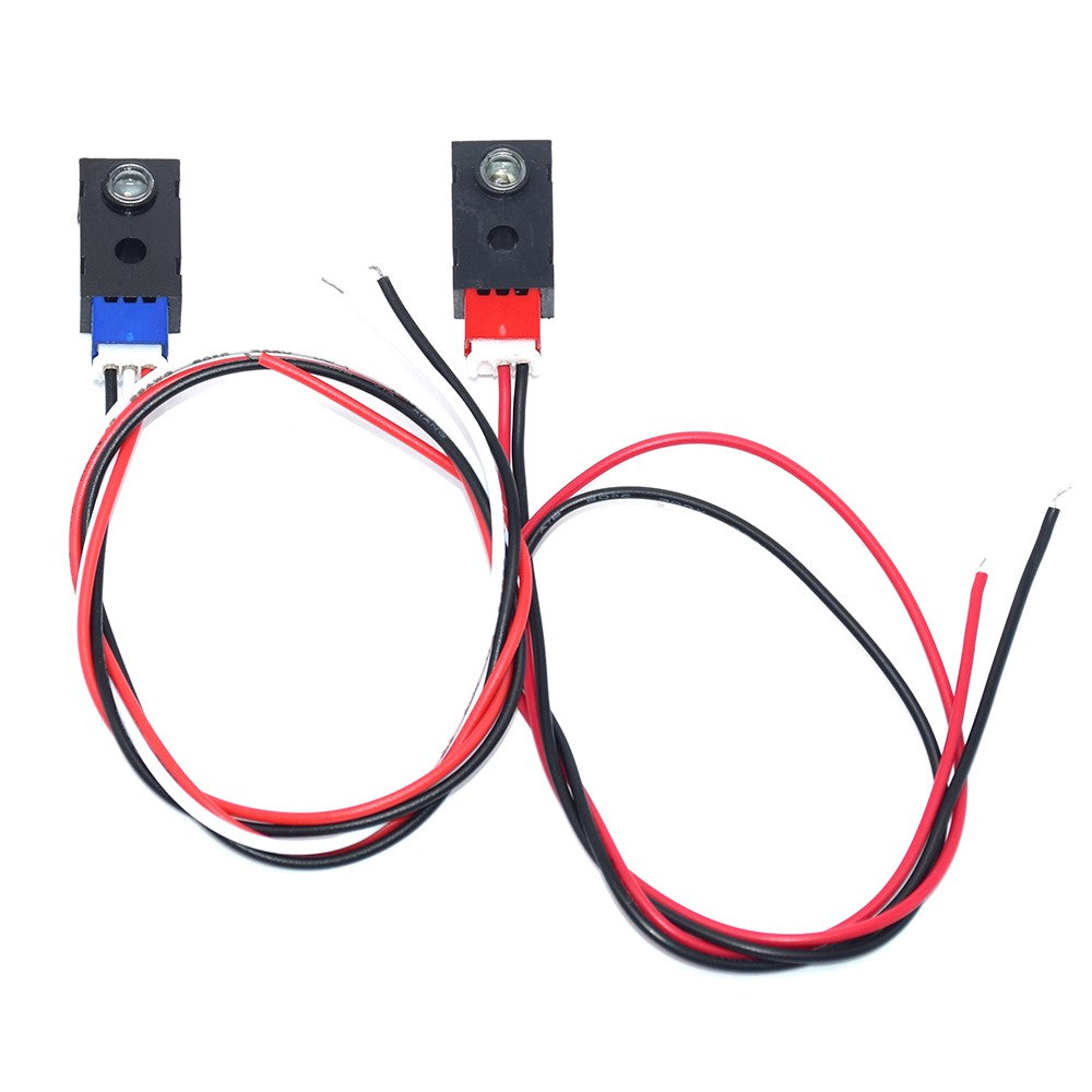 2Pcs Infrared Beam Sensor Detector Alarm Photocell Photoelectric Switch DC 12-24V Light Control Switch Detect Distance 2m