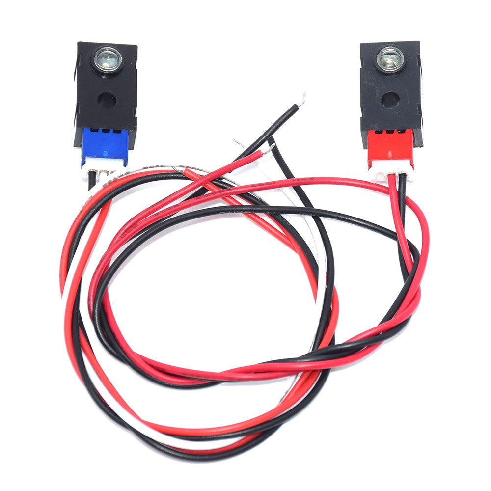 2Pcs Infrared Beam Sensor Detector Alarm Photocell Photoelectric Switch DC 12-24V Light Control Switch Detect Distance 2m