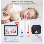 ABM900 Baby Monitor 2.8 inch Indoor Security Camera Two-Way Audio, Lullabies