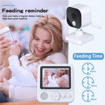 ABM900 Baby Monitor 2.8 inch Indoor Security Camera Two-Way Audio, Lullabies