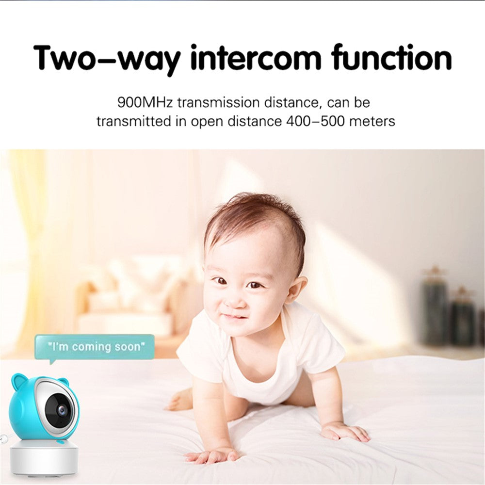 C8 5.0-inch Tuya APP Remote WiFi Camera Cry Detection Wireless Baby Monitor