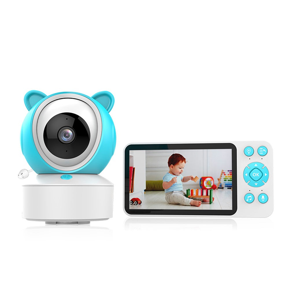 C8 5.0-inch Tuya APP Remote WiFi Camera Cry Detection Wireless Baby Monitor