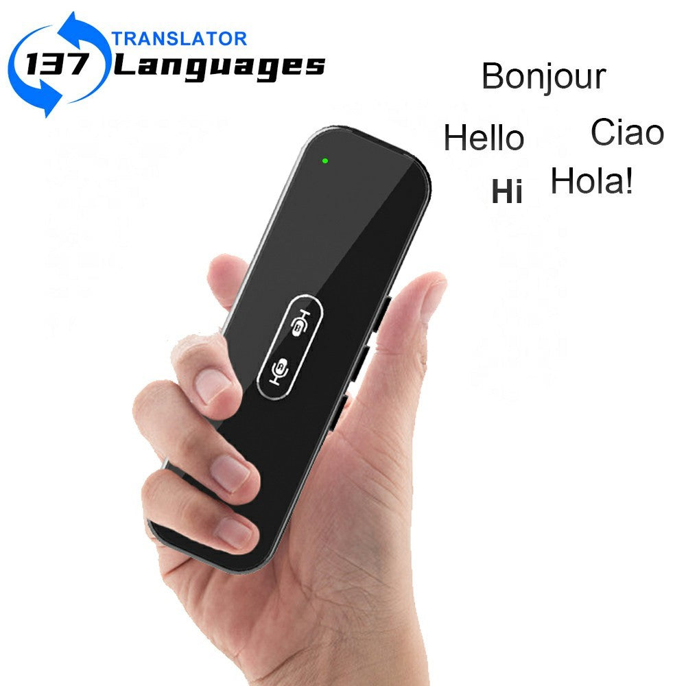 G6X Built-In 600mAh Battery Bluetooth-compatible 137 Languages Speech Translator for 8-Pin, Android