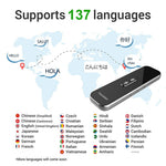 G6X Built-In 600mAh Battery Bluetooth-compatible 137 Languages Speech Translator for 8-Pin, Android