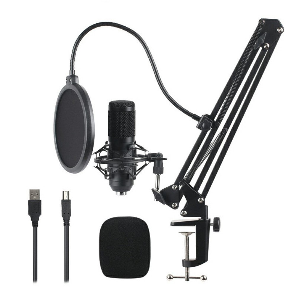 BM800 USB Streaming PC Microphone Kit 192KHz/24Bit Condenser Mic for Podcasting Gaming Home Recording