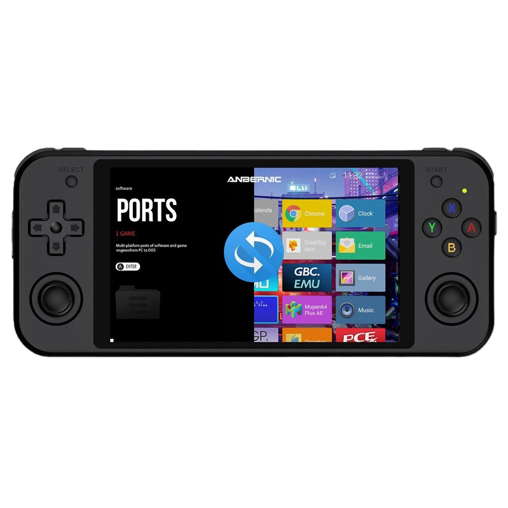 ANBERNIC RG552 Håndholdt Videospilkonsol 5,36-tommer 16GB + 128GB Dobbelte Systemer Android / Linux (Engelsk Version)