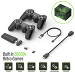 DATA FROG Y3 Lite Game Stick HD TV Spillekonsol med 2 trådløse gamepads, 64G hukommelseskort / 20000 spil