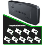 DATA FROG Y3 Lite Game Stick HD TV Spillekonsol med 2 trådløse gamepads, 64G hukommelseskort / 20000 spil