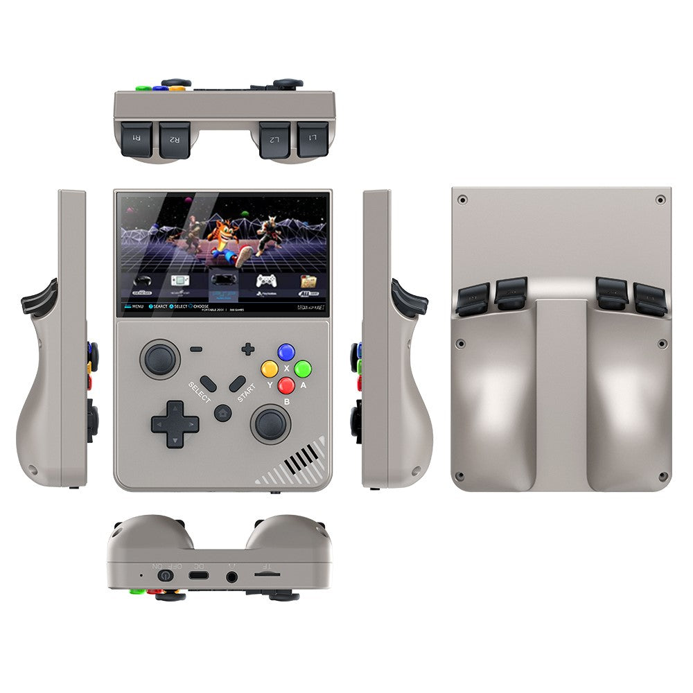 R43pro Built-In 20000 Games 4.3 Inch HD Screen 3D Rocker Handheld Arcade Game Console, with 64G TF Card