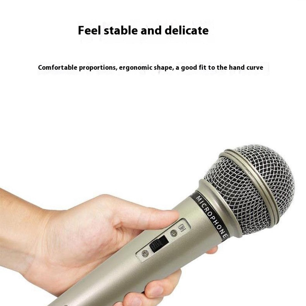 MB-106 Ergonomisk Håndholdt Mikrofon Plug and Play Kablet Mikrofon med 3m Kabel