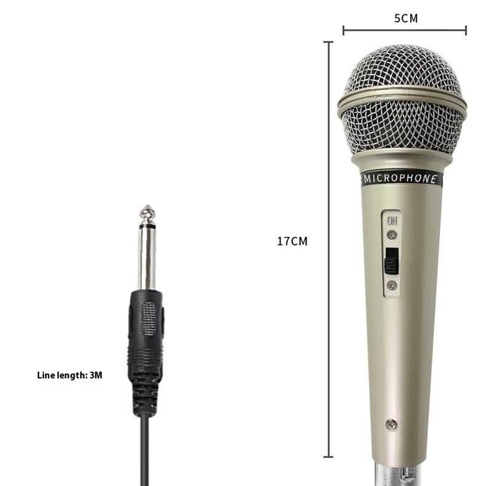 MB-106 Ergonomisk Håndholdt Mikrofon Plug and Play Kablet Mikrofon med 3m Kabel