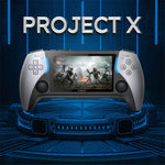 PROJECT X Håndholdt Retro-spillekonsol med 4,3-tommer IPS-skærm, understøtter dobbeltspiller-kamp med to controllere