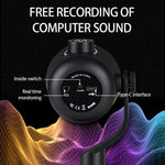 PDO-20 USB Gaming Microphone Noise Cancellation Condenser Mic for Live Streaming, Recording, PC