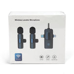 K15 3 in 1 Wireless Lavalier Microphone with Noise Reduction USB-C Microphone for Smartphone Computer Camera