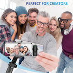 K15 3 in 1 Wireless Lavalier Microphone with Noise Reduction USB-C Microphone for Smartphone Computer Camera