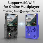 ANBERNIC RG40XXV 4.0-inch IPS Screen WiFi + Bluetooth-compatible 64GB Retro Video Game Console, with 128G TF Card