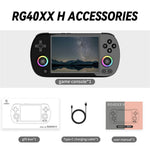 ANBERNIC RG40XXH 4.0 Inch IPS Screen 64G Bluetooth + WiFi Handheld Video Game Console, with 256G TF Card