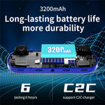 ANBERNIC RG40XXH 4.0 Inch IPS Screen 64G Bluetooth + WiFi Handheld Video Game Console, with 128G TF Card