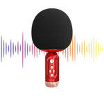 K2 Wireless Bluetooth-compatible Microphone Speaker Mushroom Head Singing Mic, English Version