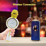 X6 Cute Rabbit Kids Microphone Voice Changing Bluetooth-compatible TWS Karaoke Mic, English Version
