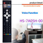 HS-7A05H-00 For Skyworth Coocaa TV Remote Control Voice Control Replacement