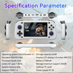 G28 128G Handheld Game Console 4.3 Inch HD IPS Screen Retro Arcade Game Device