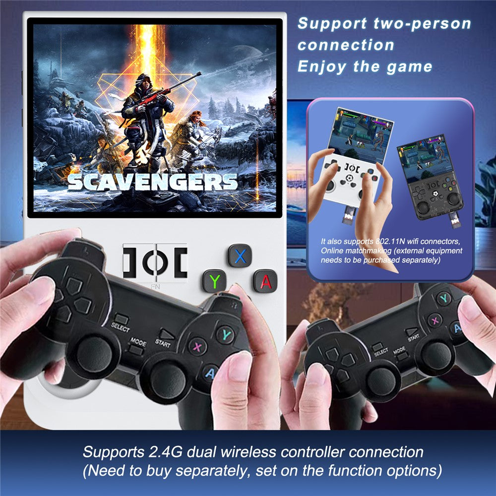 R36 PRO 128G Retro 3.5 Inch Screen Handheld Gaming Console Portable Arcade Game Machine