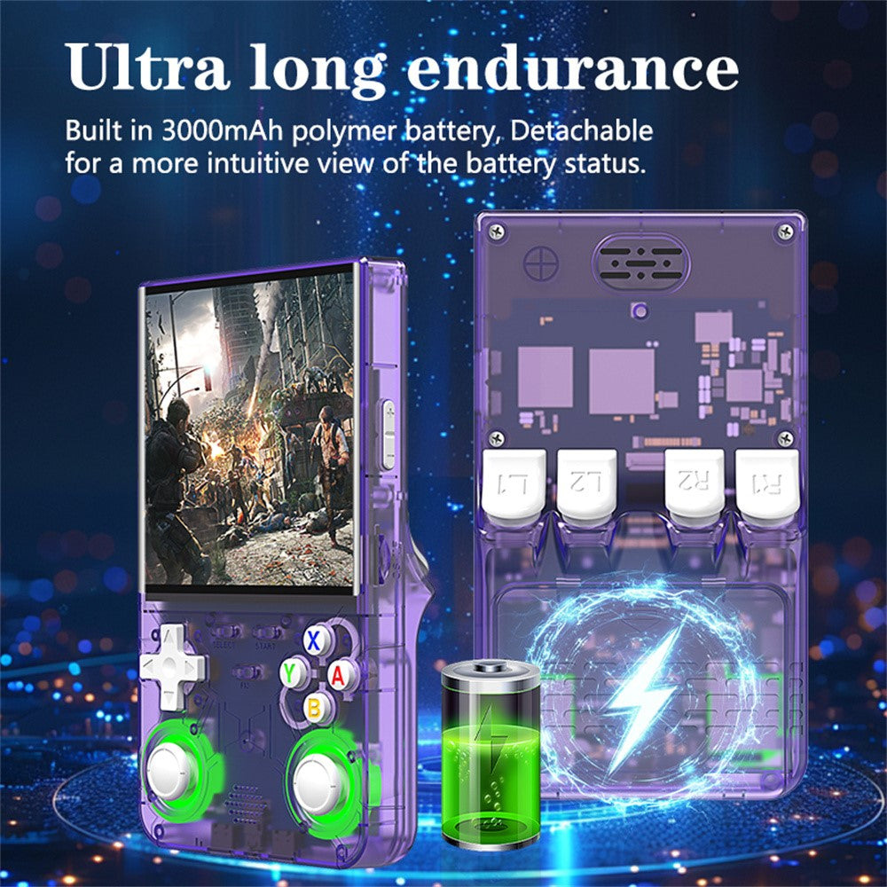 R36 Ultra 128GB Retro 5.1 Inch HD Screen Handheld Gaming Console Multi Emulator Portable Game Machine