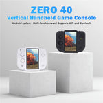 AMPOWN Mini Zero 40 Android 4 Inch 64-bit Handheld Game Console Retro Classic Gaming Device with 64GB TF Card