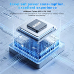 AMPOWN Mini Zero 40 Android 4 Inch 64-bit Handheld Game Console Retro Classic Gaming Device with 64GB TF Card