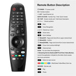 AKB75855501 For LG TV Remote Control Infrared Voice Air Mouse Function 10m Range Controller
