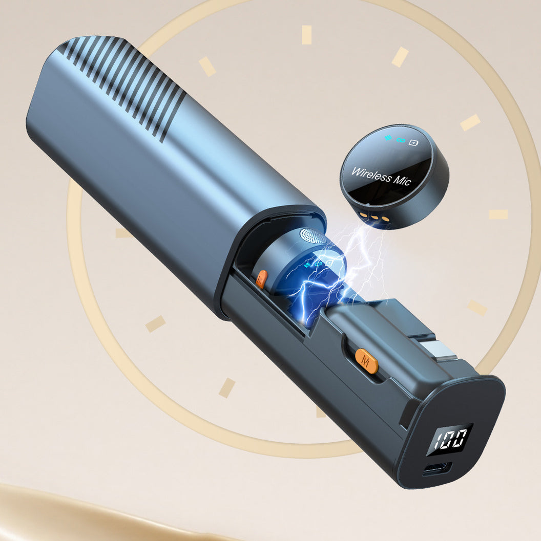 S53 Wireless Lavalier Microphone Capacitive Noise Reduction Mic for Live Streaming/Recording Equipment