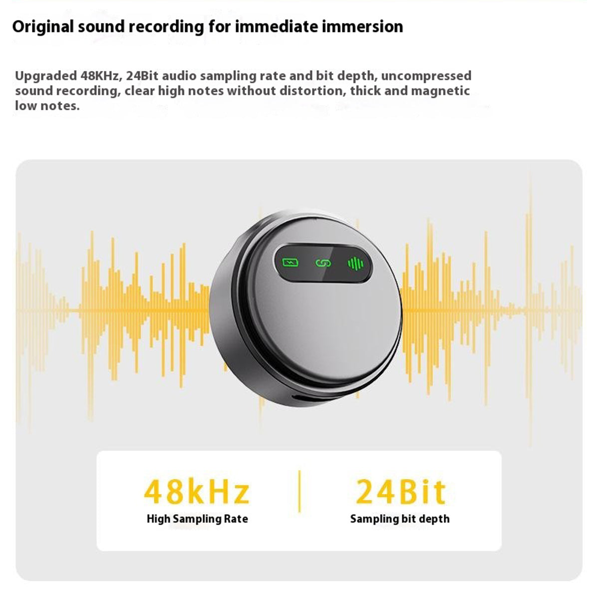 Q10 Wireless Lavalier Microphone for Livestreaming Video Recording Noise Cancellation Bluetooth-Compatible 5.1