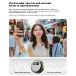 Q10 Wireless Lavalier Microphone for Livestreaming Video Recording Noise Cancellation Bluetooth-Compatible 5.1
