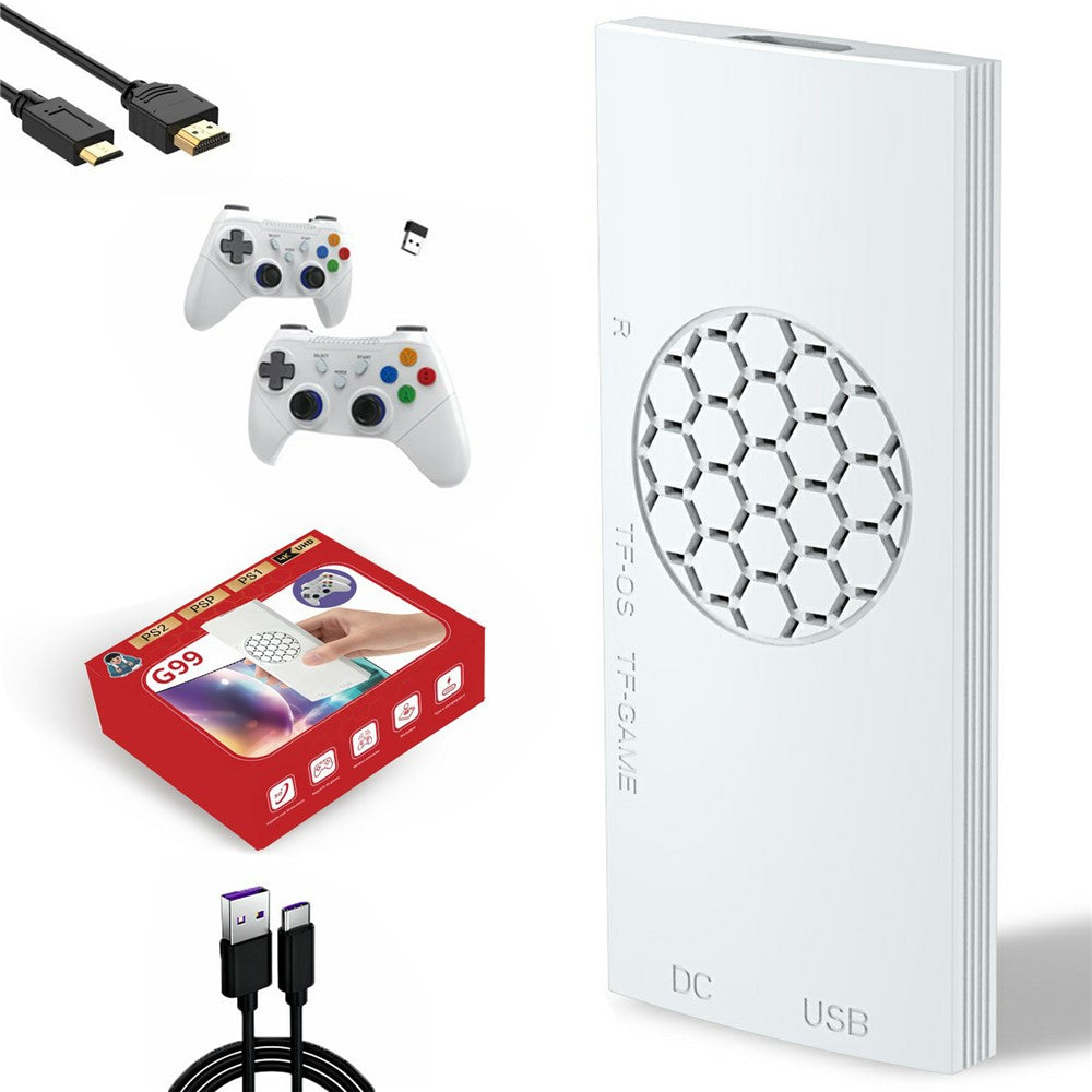 G99 spillekonsol 4K UHD HD TV Stick understøtter multi-emulator til PS2 / PSP / PS1 / MAME / N64