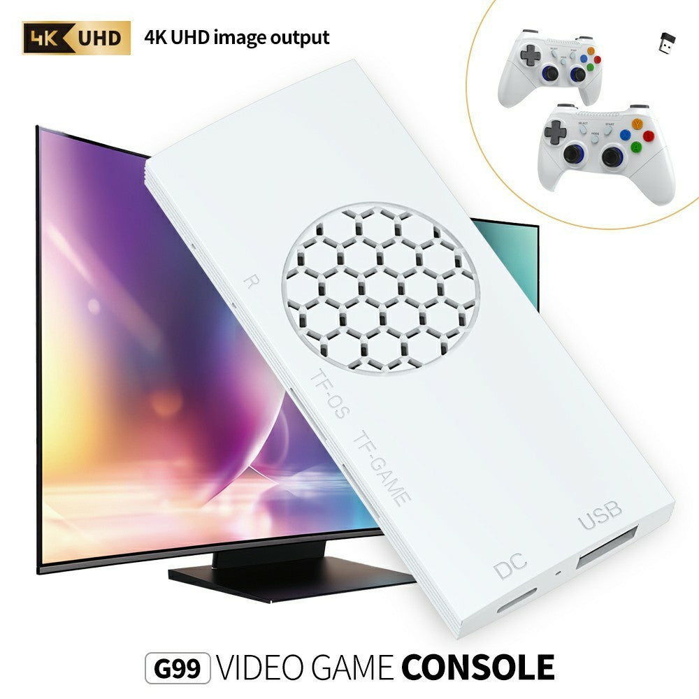 G99 spillekonsol 4K UHD HD TV Stick understøtter multi-emulator til PS2 / PSP / PS1 / MAME / N64