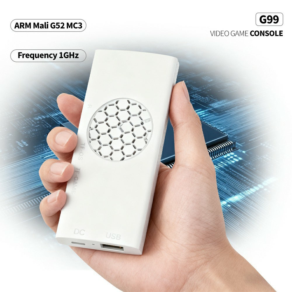 G99 spillekonsol 4K UHD HD TV Stick understøtter multi-emulator til PS2 / PSP / PS1 / MAME / N64