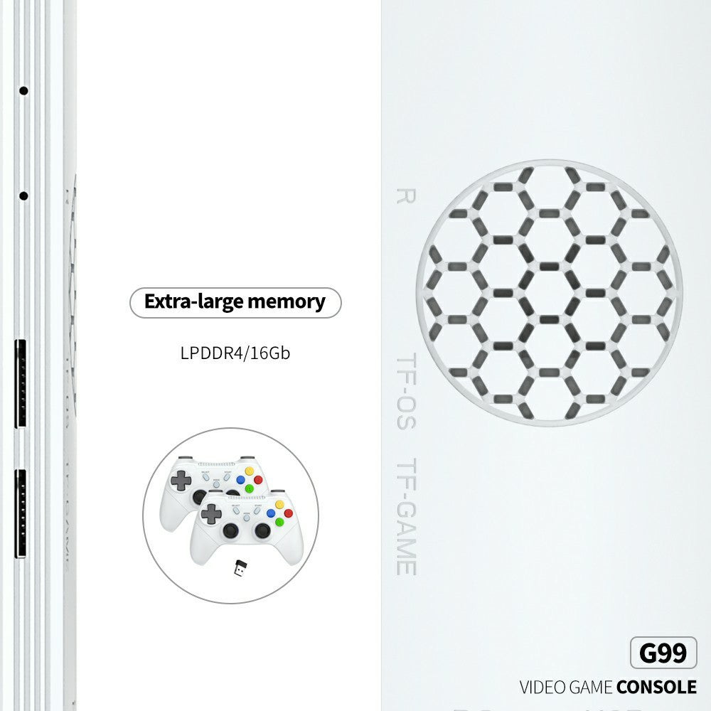 G99 spillekonsol 4K UHD HD TV Stick understøtter multi-emulator til PS2 / PSP / PS1 / MAME / N64