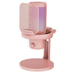 FEELWORLD VM1-XS-P USB Gaming Microphone One Touch Mute / Noise Cancellation RGB Light Cardioid Desktop Stand