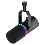 FEELWORLD PM1 Dynamic Microphone XLR / USB Podcast Gaming Streaming Recording Mic with RGB Lighting