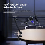 YANMAI X3R RGB Lighting Desktop Microphone Noise Cancelling Capacitor Microphone for Live Streaming / Recording