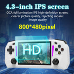 G33 4.3 Inch Handheld Game Console 20 Emulators HD TV Output Gaming Device (with 64G System Memory, without Memory Card)