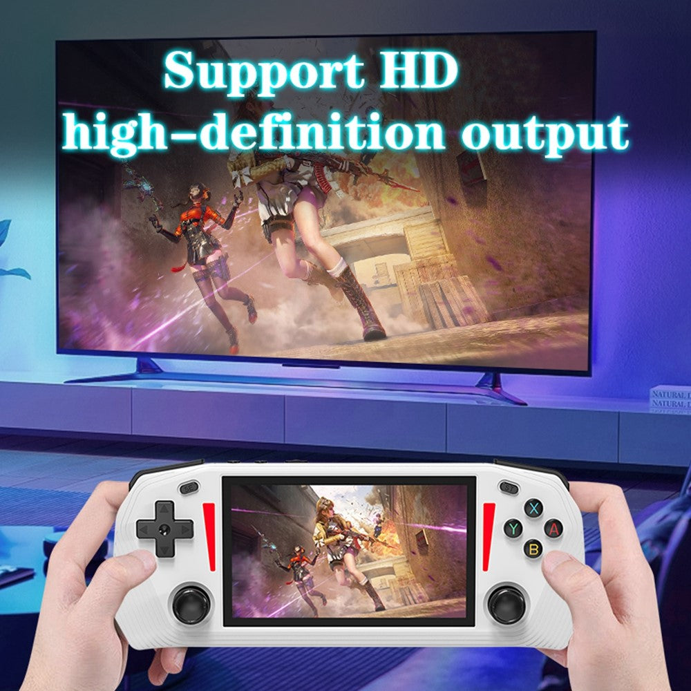 G33 4.3 Inch Handheld Game Console 20 Emulators HD TV Output Gaming Device (with 64G System Memory, without Memory Card)