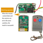 Til Garrison Garageport Automatisk Port Fjernbetjening 433MHz 2-knaps Trådløs Sender Åbner Controller