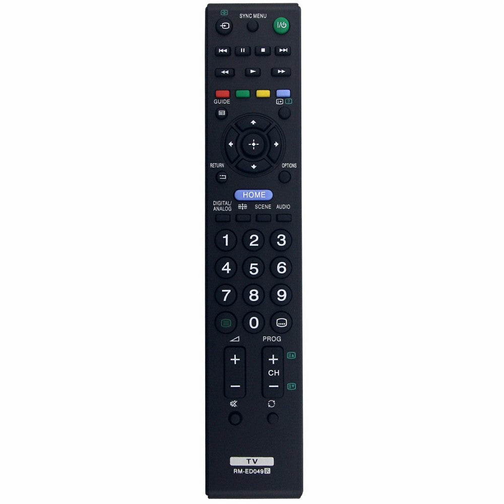 RM-ED049 Fjernbetjening til Sony TV Ergonomisk IR Infrarød Erstatning Smart Fjernsynscontroller