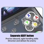 R36ultra X Handheld Game Console with 32GB TF Card Dual 3D Joysticks 4.5 Inch IPS Screen Gamepad with RGB Light