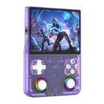 R36ultra X Handheld Game Console with 32GB TF Card Dual 3D Joysticks 4.5 Inch IPS Screen Gamepad with RGB Light